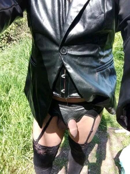 sissy leather #4