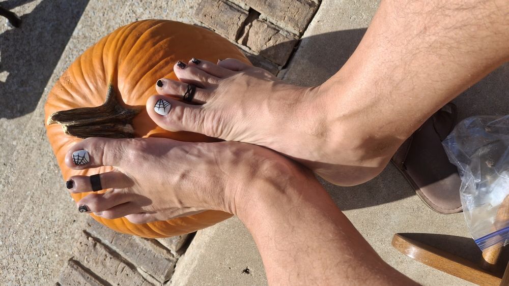 Pumpkins Feet and Cock #2