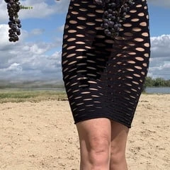 Sexy girl with fruit 