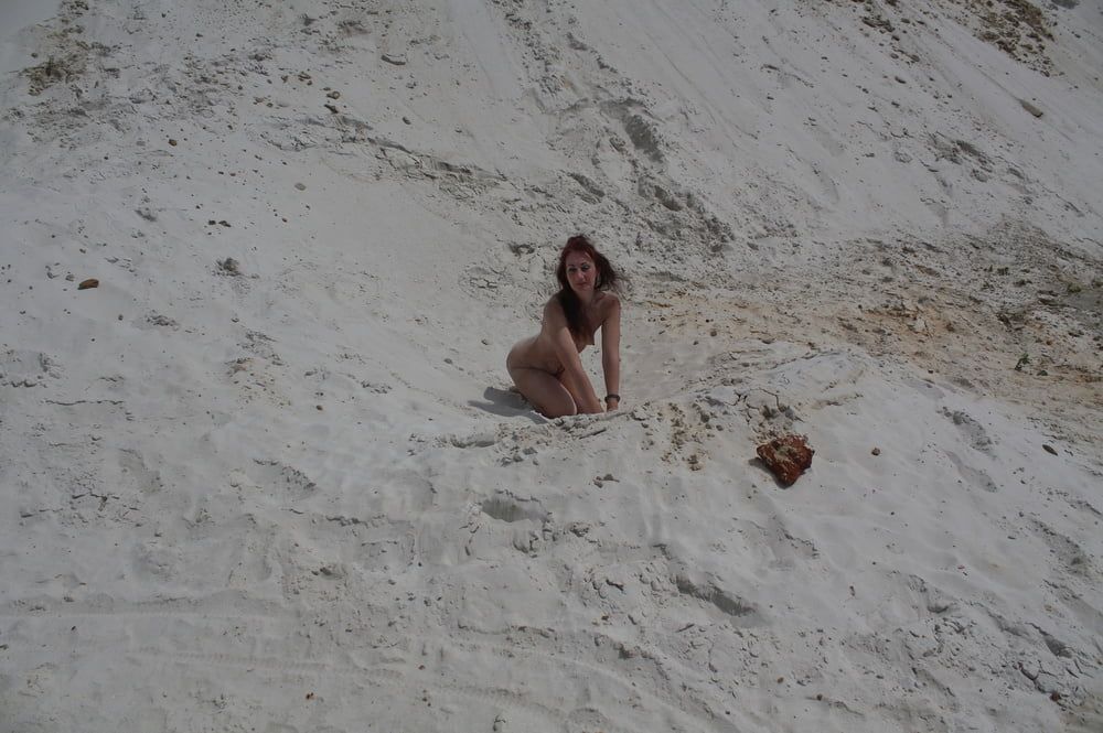 Naked on White Sand #43