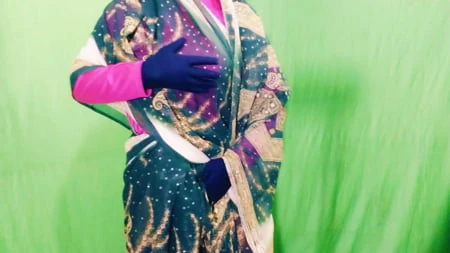Indijska prelepa saree seksi Bhabhi