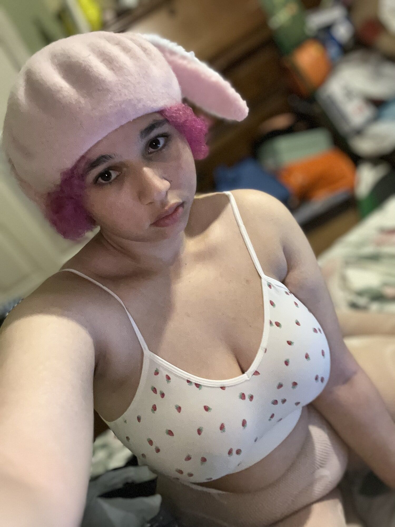 Chubby Bunny girl slut #7