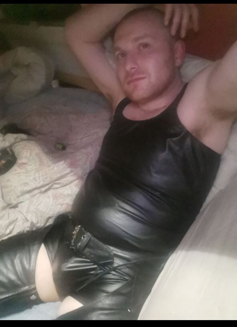 Myself in leather  #5