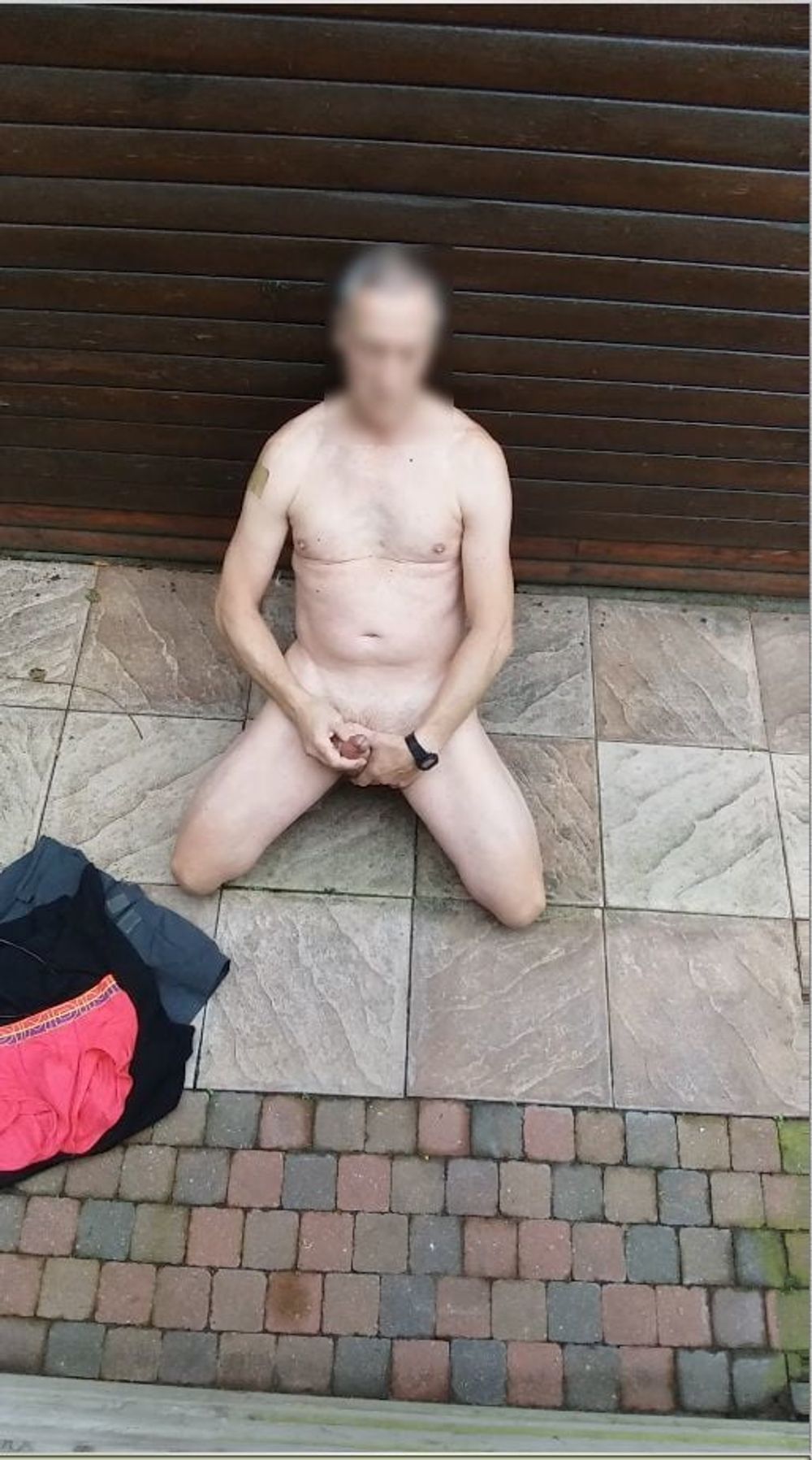 random public outdoor exhibitionist bondage jerking #37