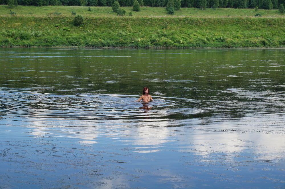 Nude Playing in Volga-river #54