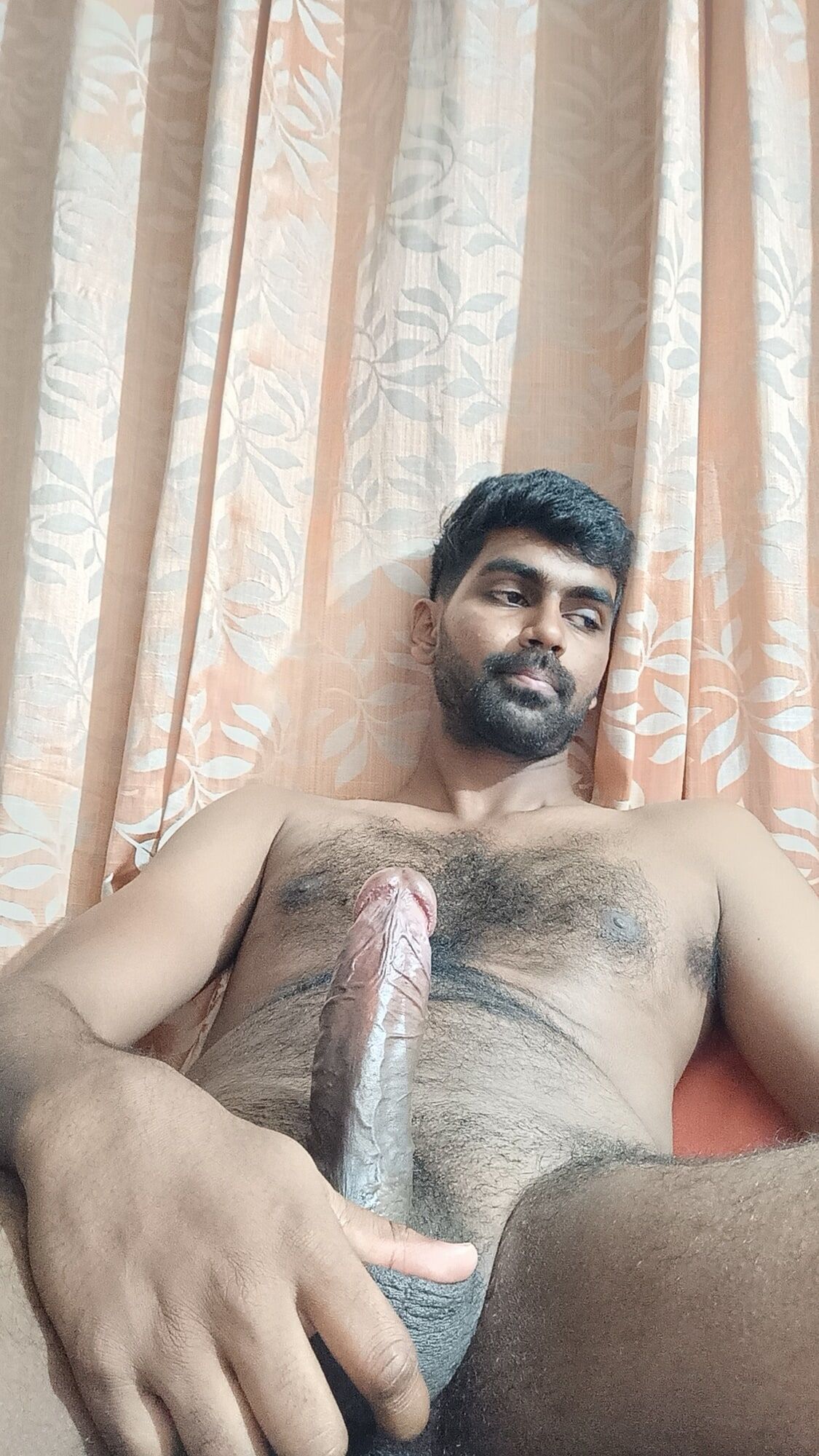 Horny and naked erected cock 