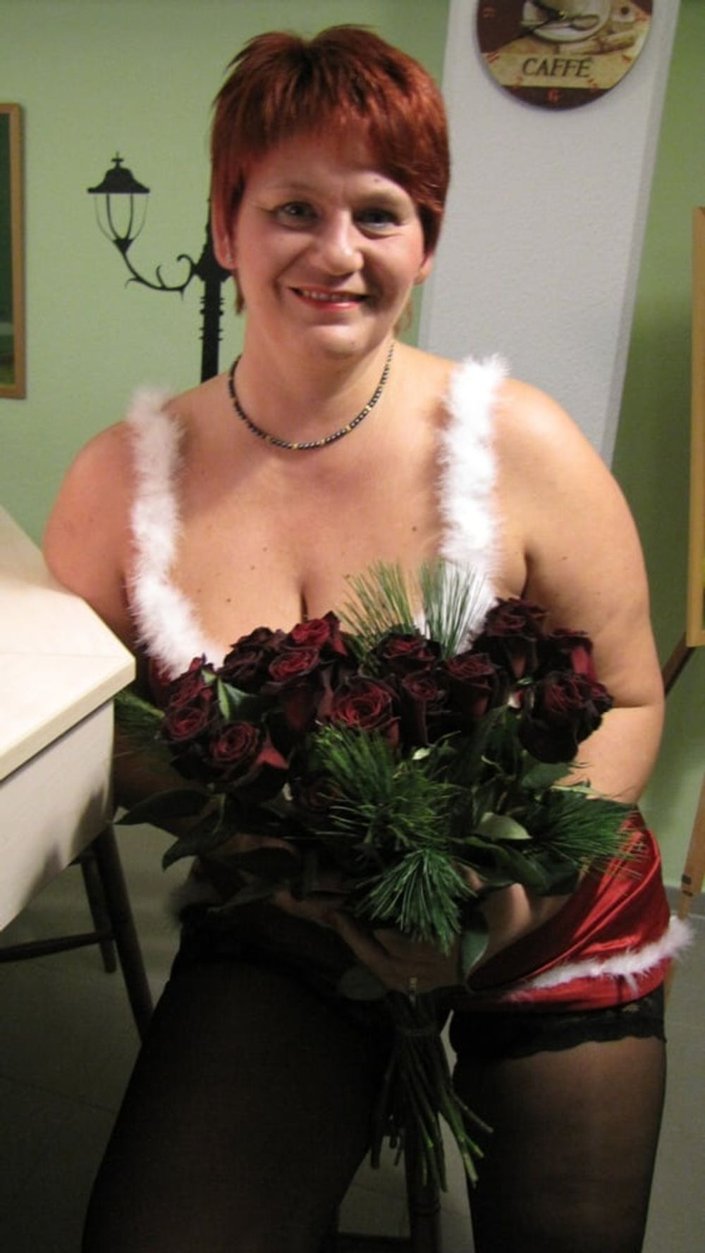 Anna in Christmas costume ... #2