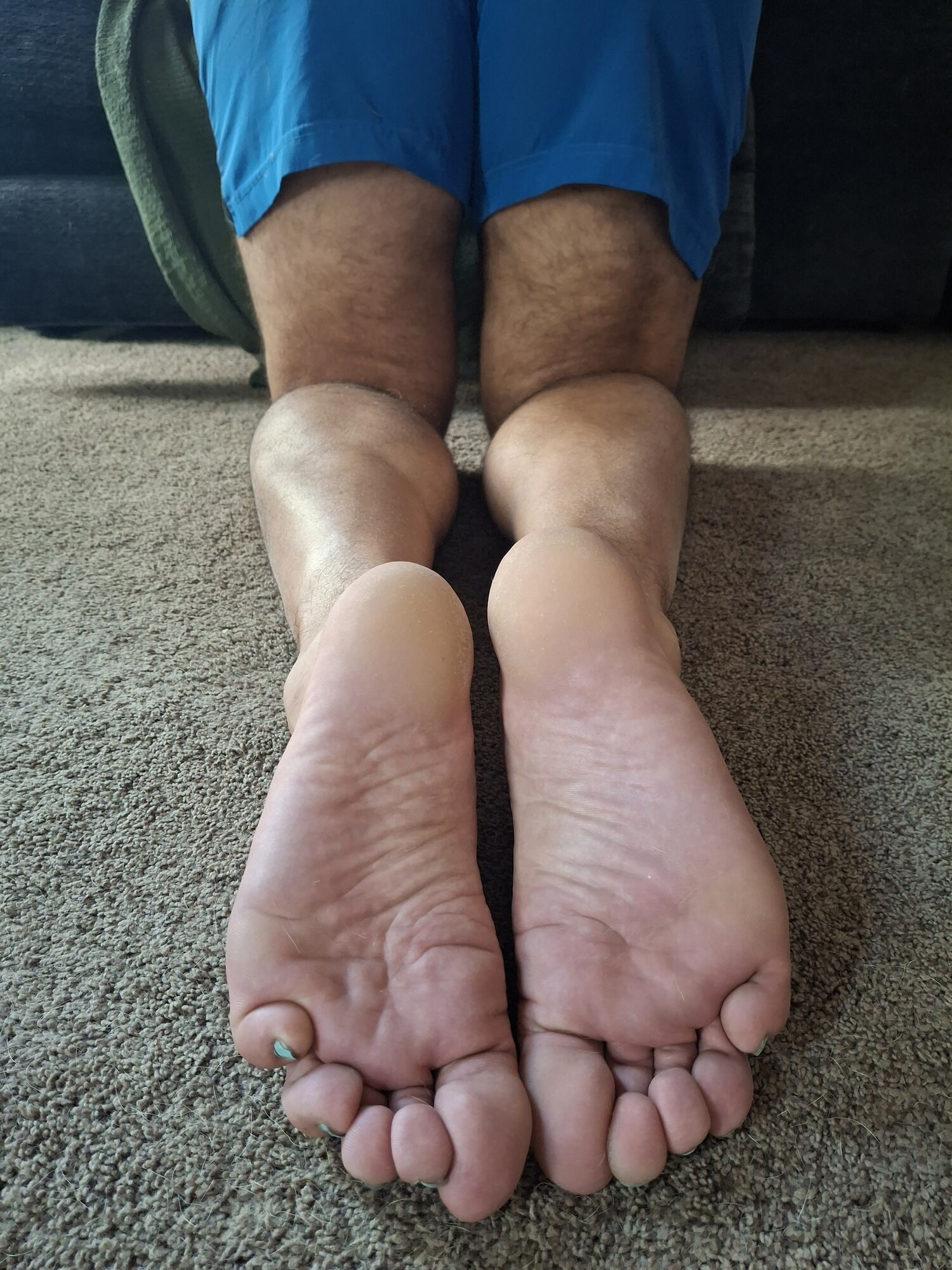 Showing off my big ass and soles
