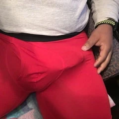 BBC IN RED BOXERS 