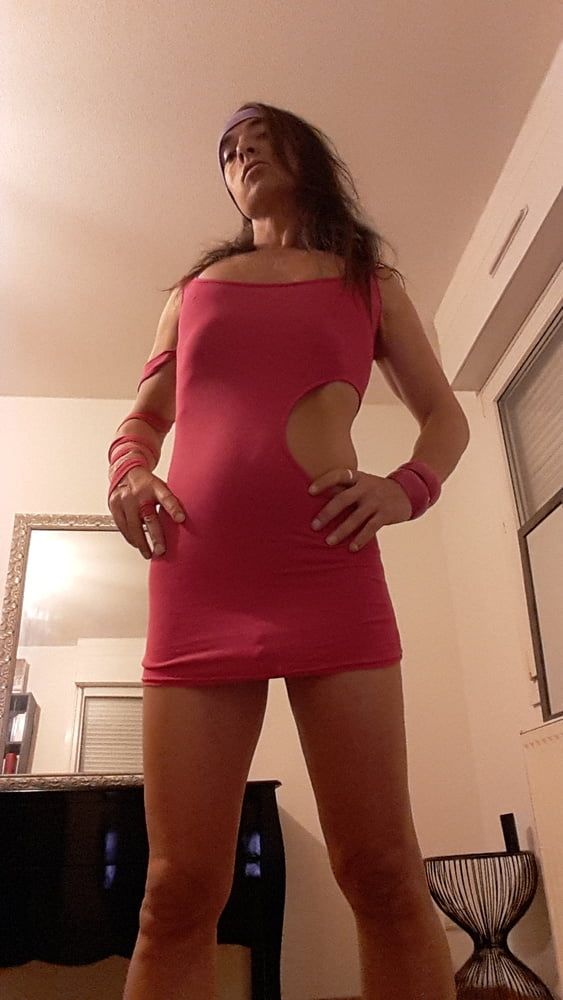 Tygra bitch in pink dress. #50