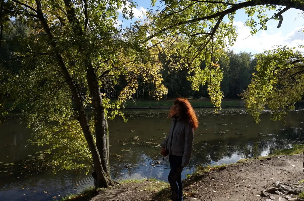 Autumn light on redhair #14