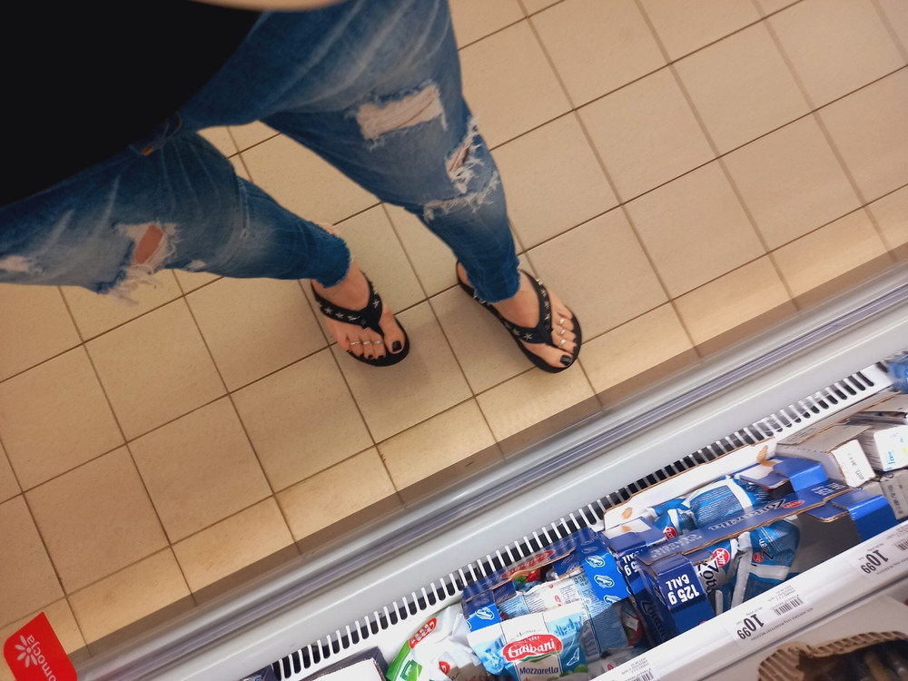 public crossdressing - shopping #8