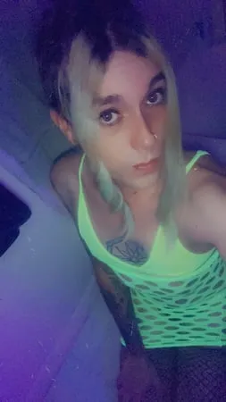 blacklight minidress babe         