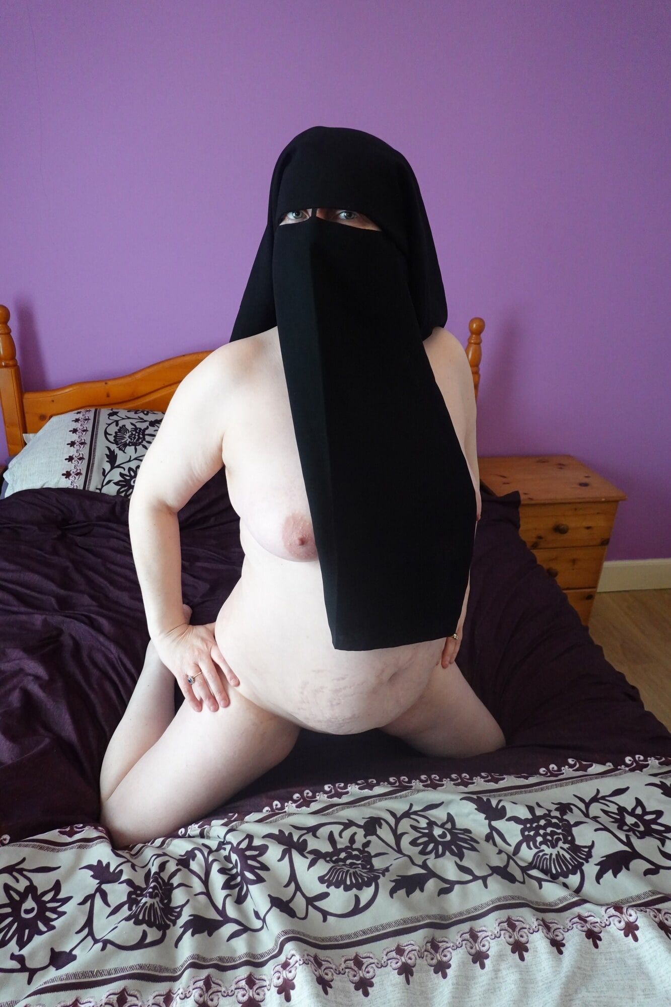 Naked in Niqab  #4