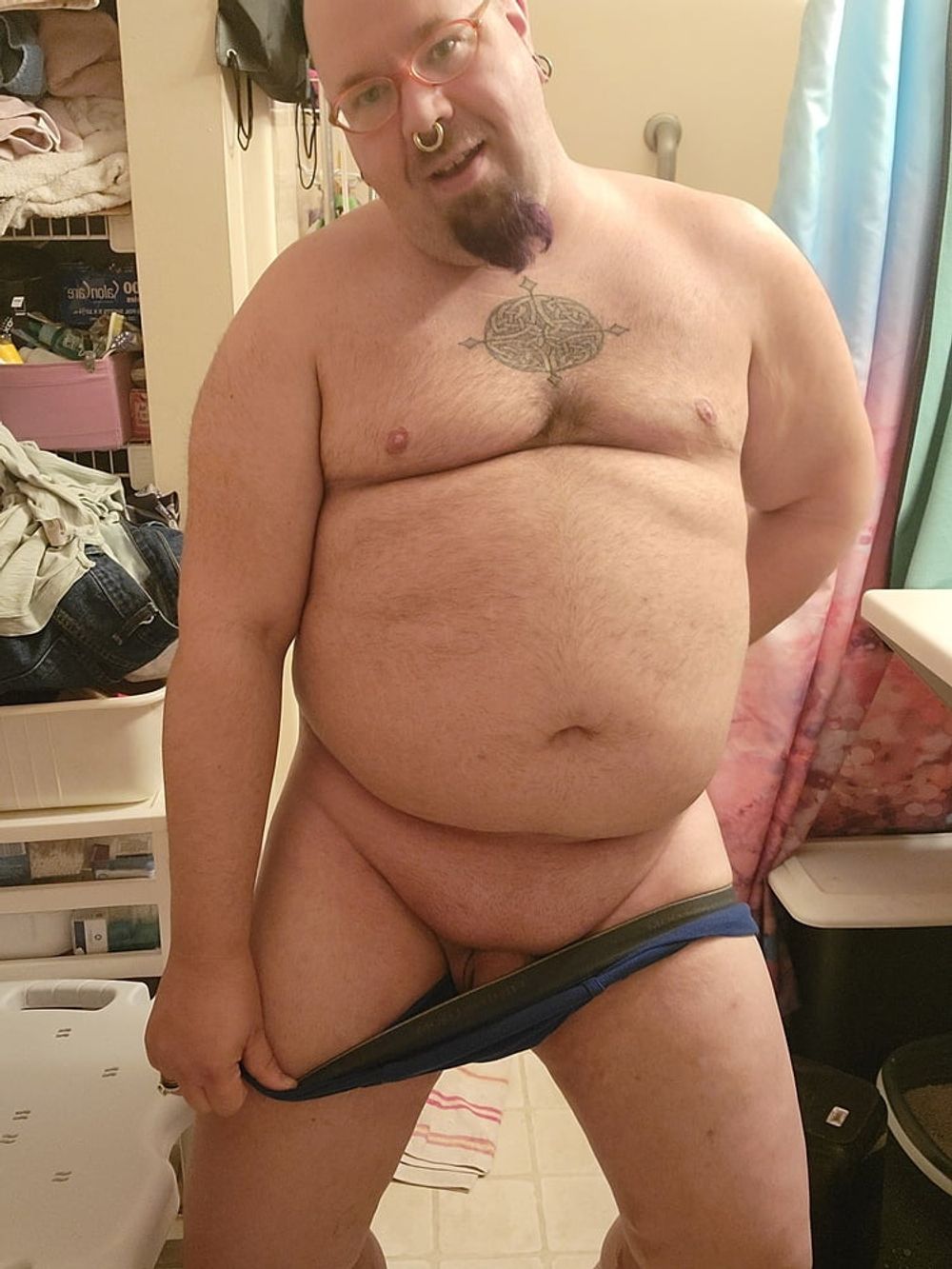 Fat gay chub strips underwear. #4