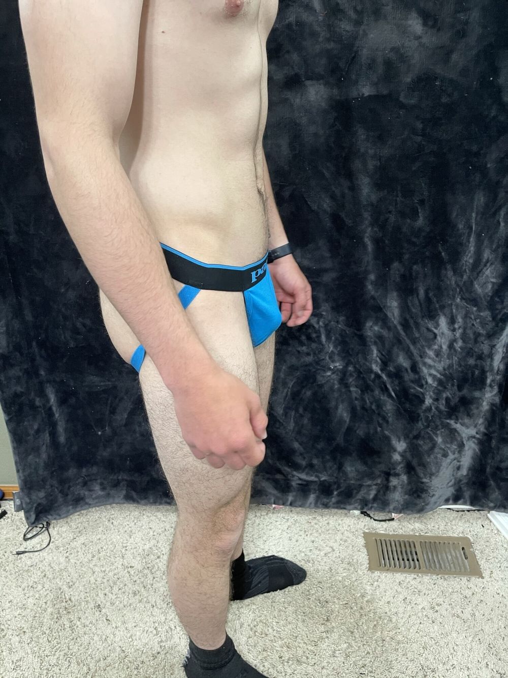 Showing off more skin in jocks! #8