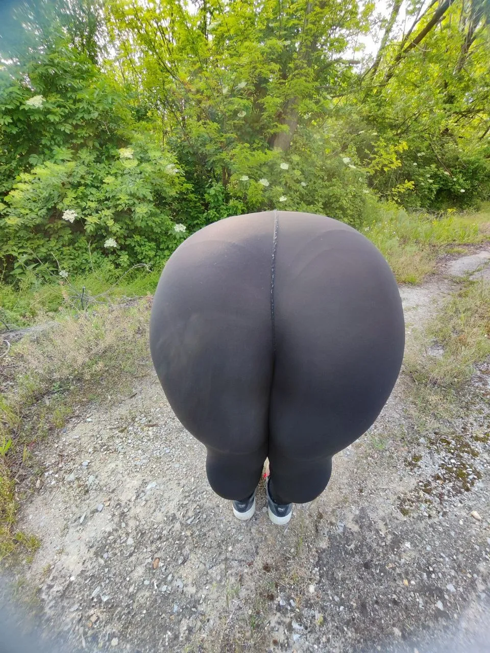 Mom walks the big ass