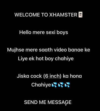 Instead people message mee 