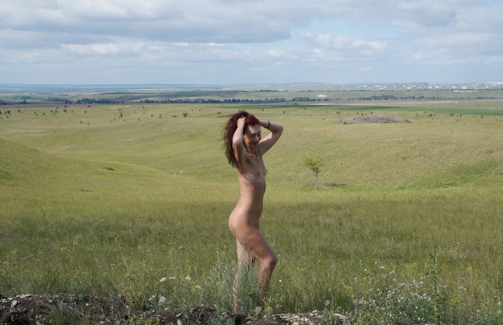 Naked on big meadow #48