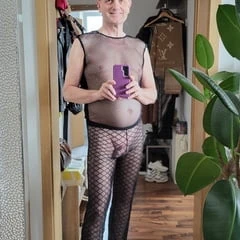 Outfit for erotic exhibition