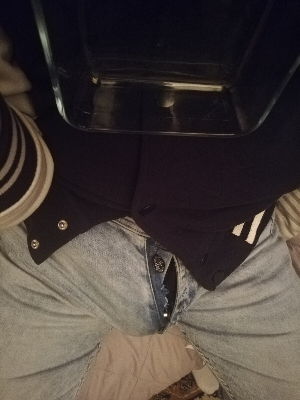 Showing off my horny bulging jeans #21