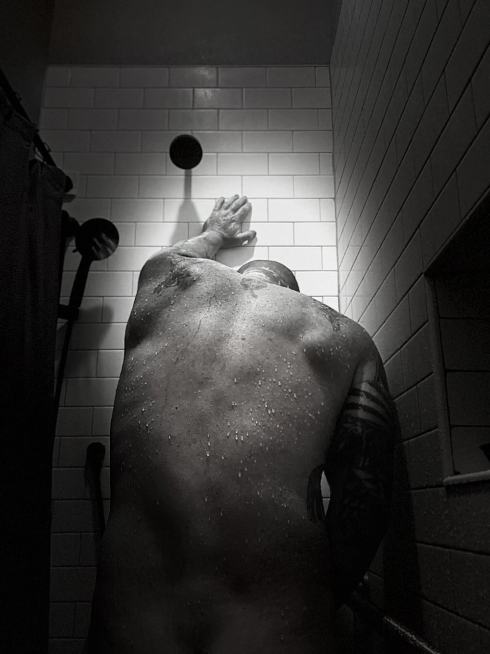 Shower masturbation
