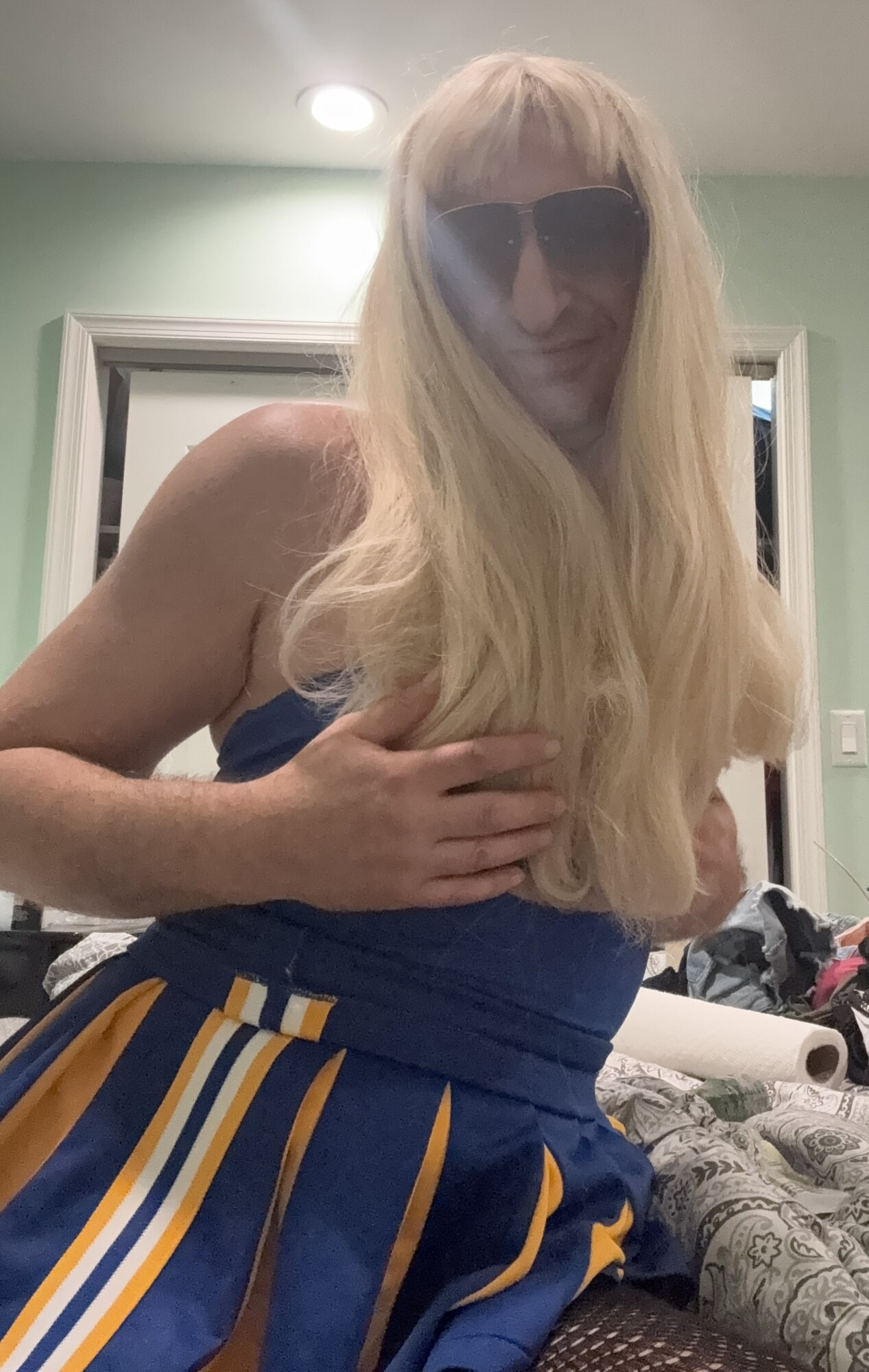 Sissy cheerleader 