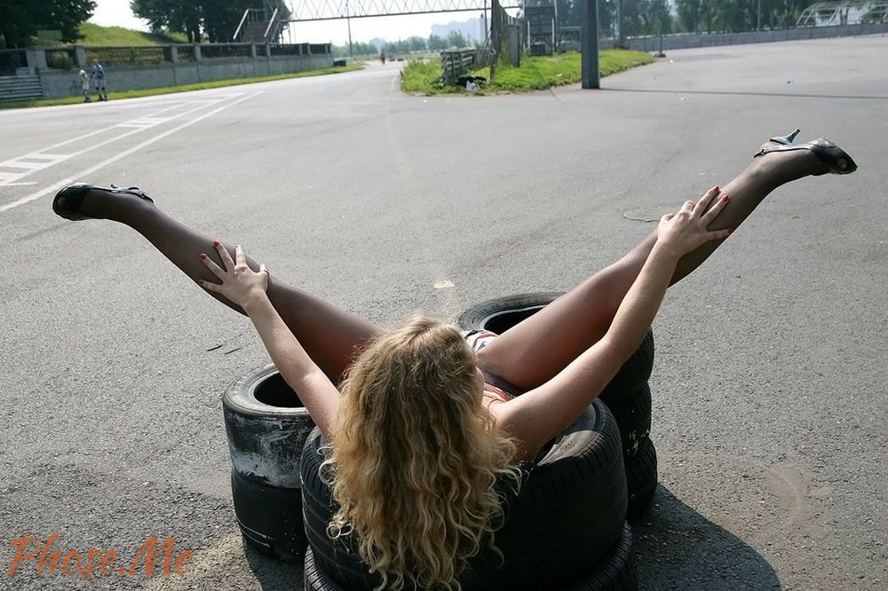 Showing A Little Outdoors In My Pantyhose #35