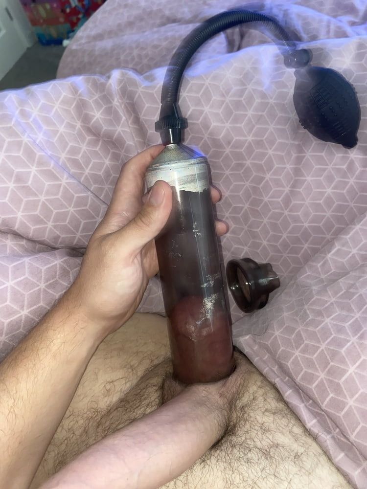 First time with my penis pump #6