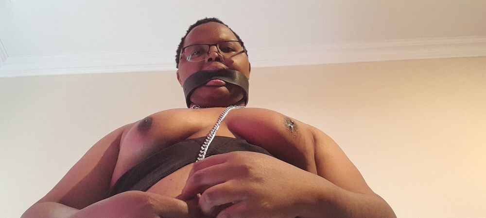 BBW Trans Chained and Gagged #15