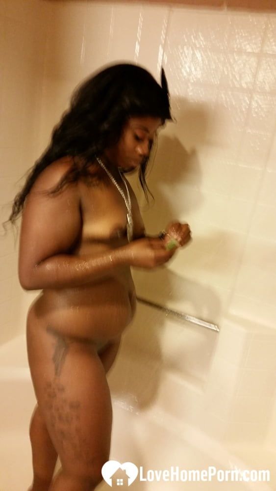 Black honey gets recorded as she showers #3