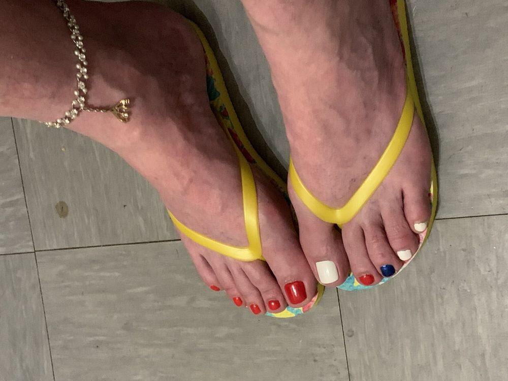 More pics of my feet n toes #13