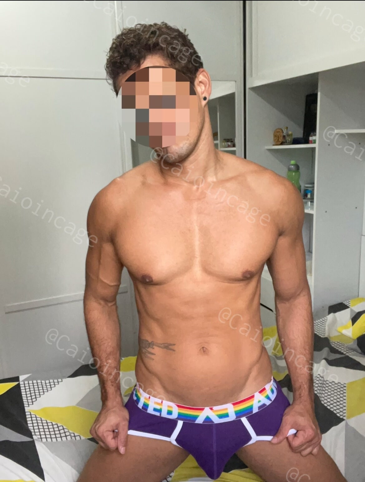 Real Chastity Tease – Brazilian Male #4