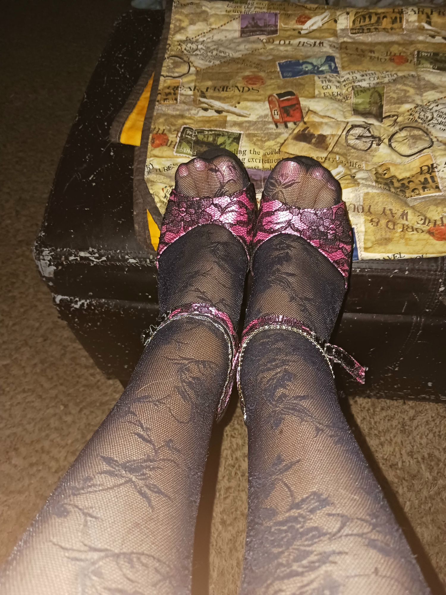 Erica heels, feet & nylons  #20