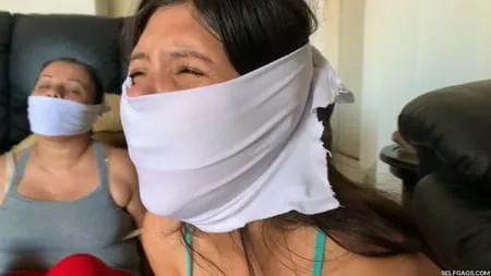 the bitchy bride deserved to remain bound and gagged         