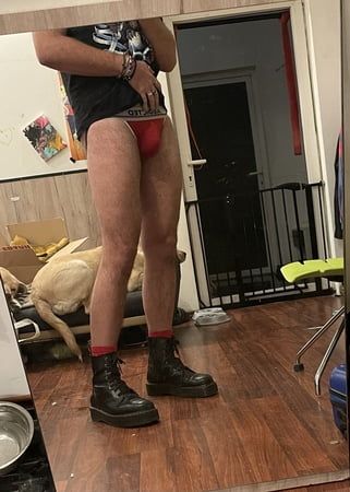 Jockstrap and boots