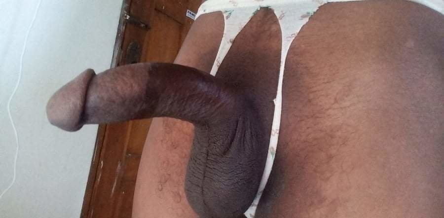Big cock with panty and bra #8