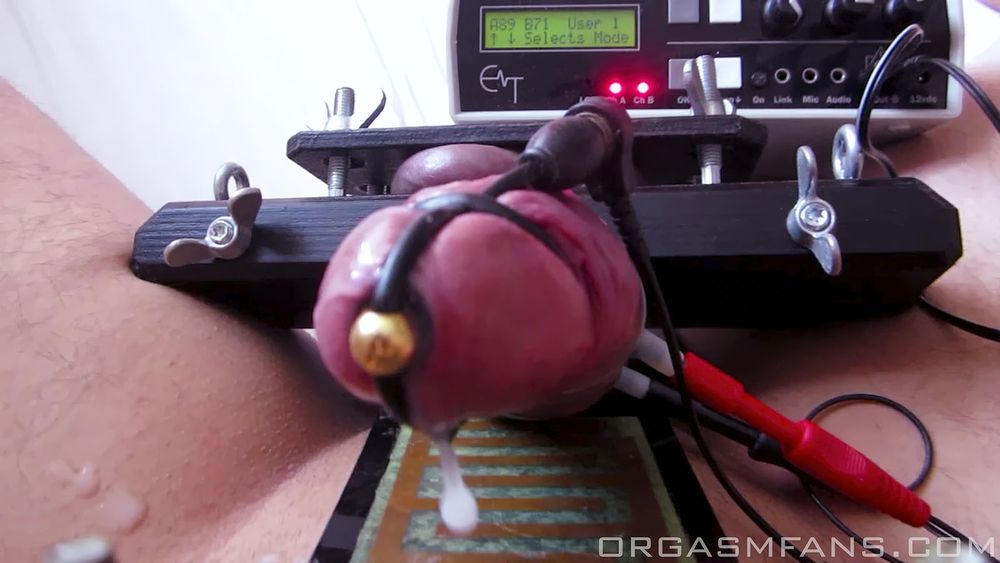 Intense Estim CBT Ballbusting Cumshot With Crushed Balls  #5