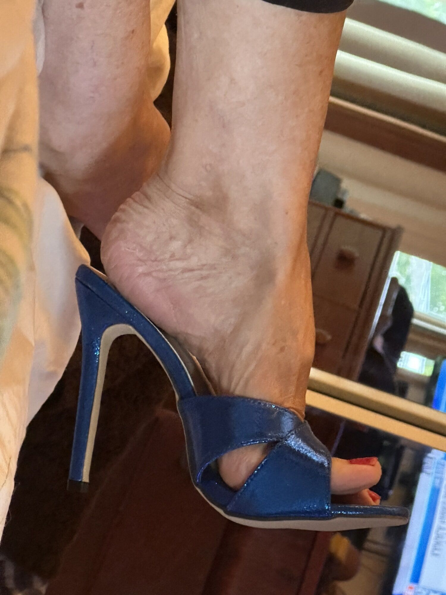 Mature Feet in &amp; Out of Sexy Shoes