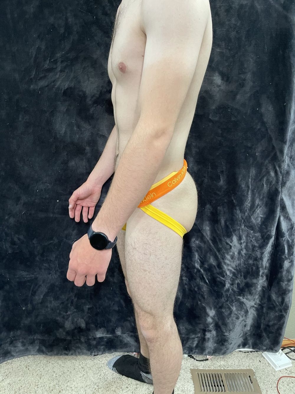 Showing off more skin in jocks! #31