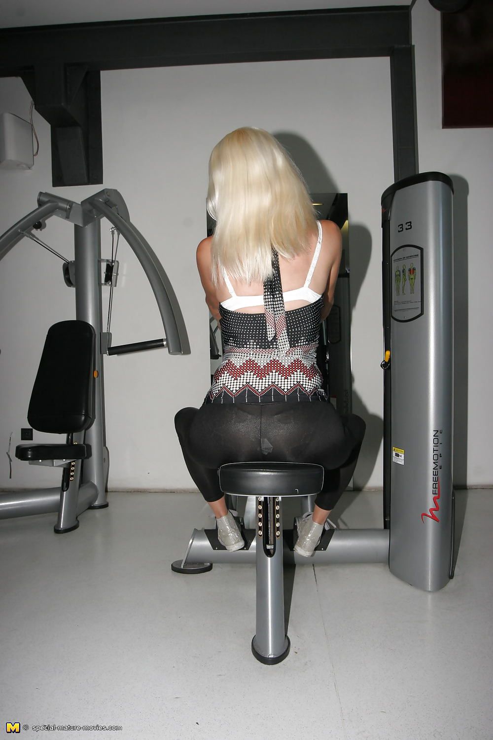 Naked Mature Mothers do Naked Exercises at Gym PART 2 #32