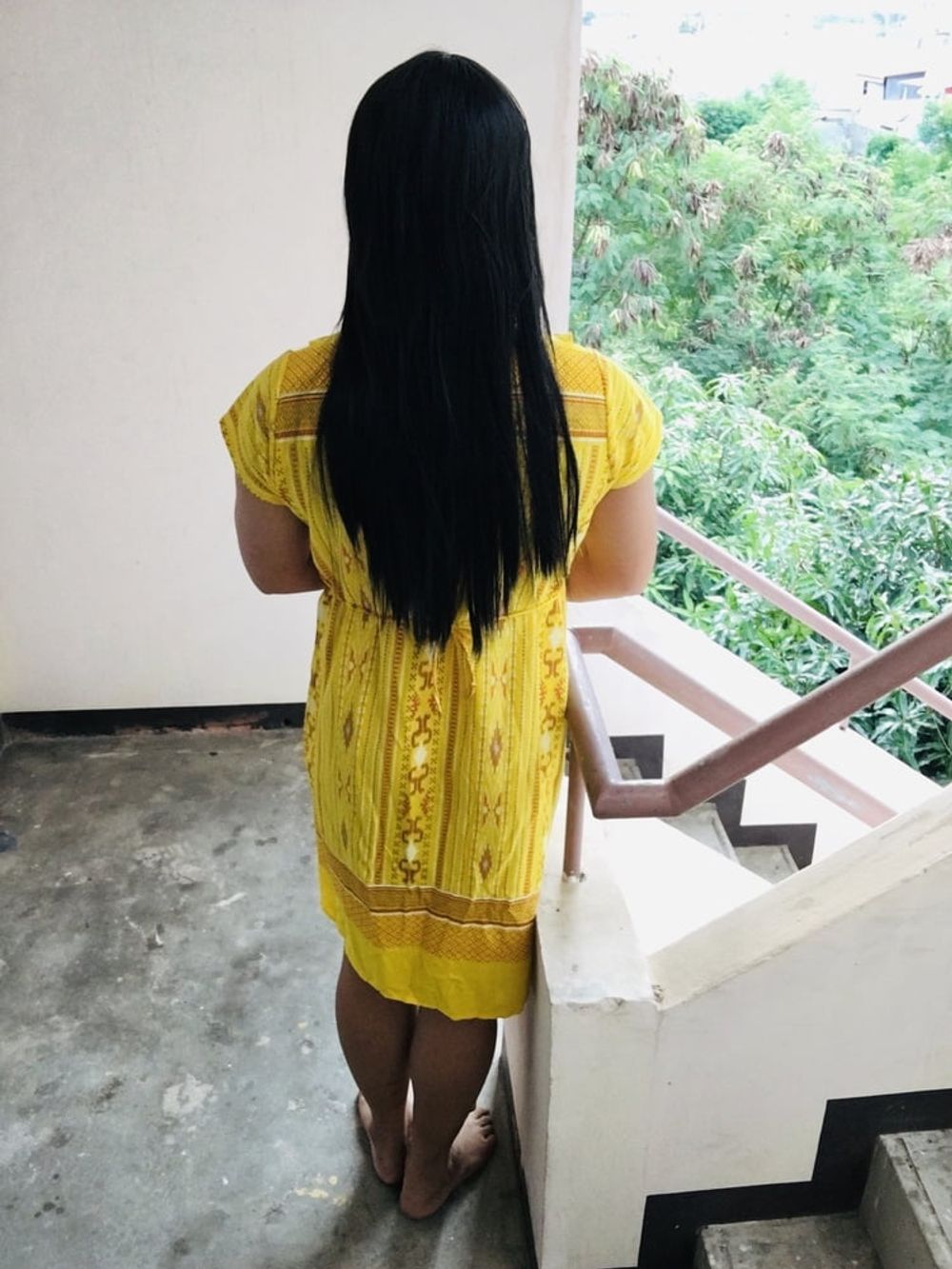 Dress Yellow Teen ladyboy #26