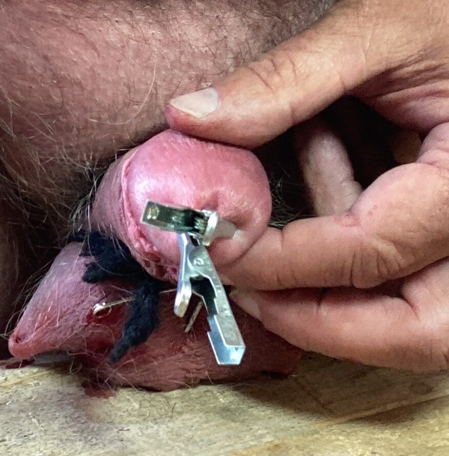 My cock  in bondage #6