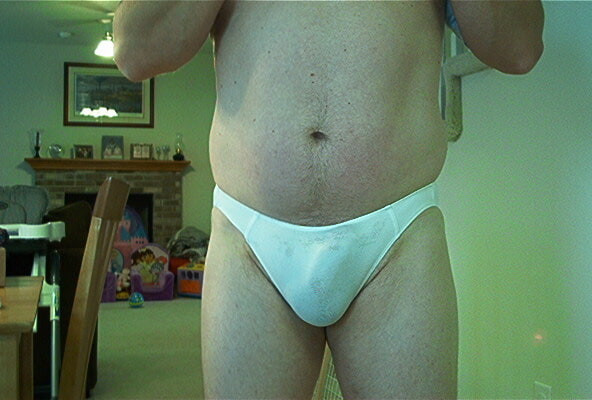 Me with borrowed panties #5