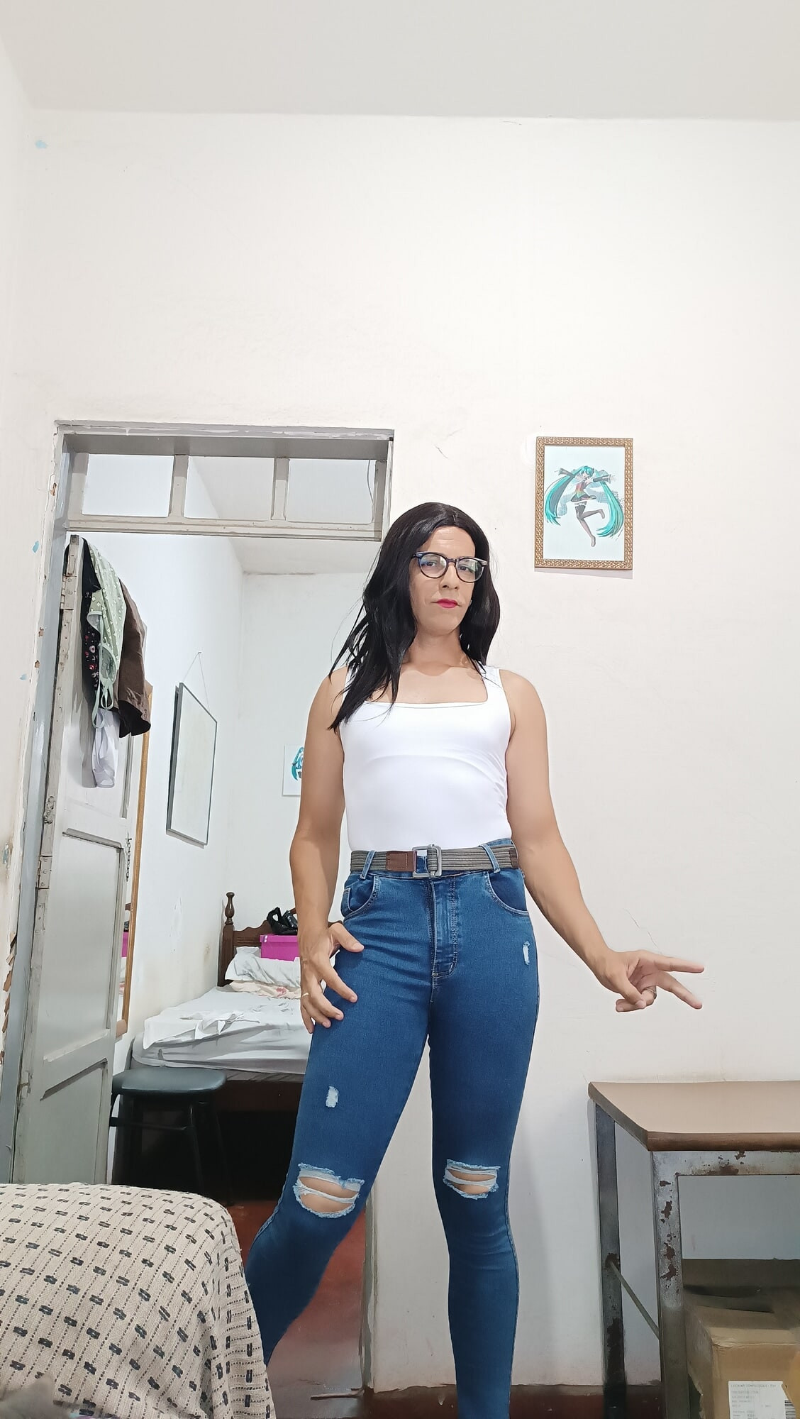 Cure Femboy Legging Jeans  #48
