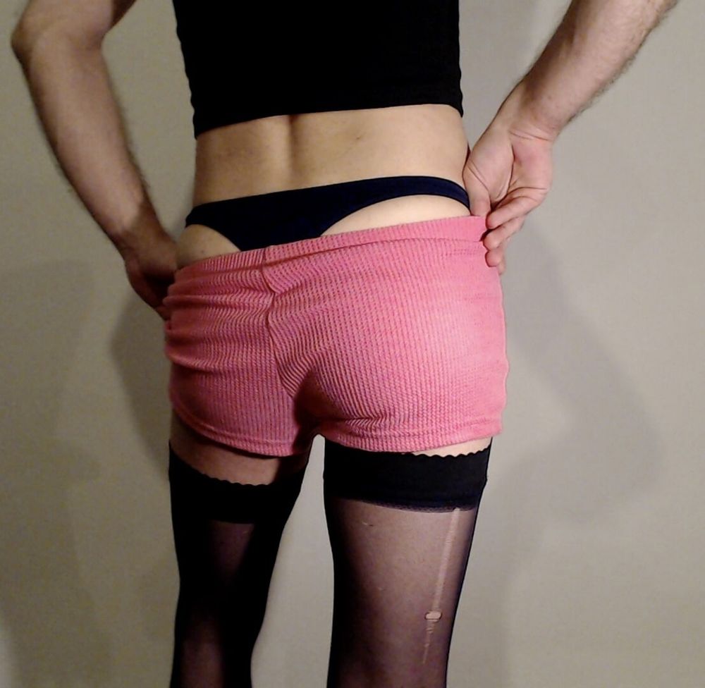 Sissy in Sexy Pink Shorts #9