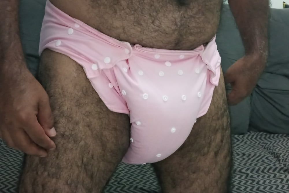 USING PINK NAPPY TO RELAX  #13