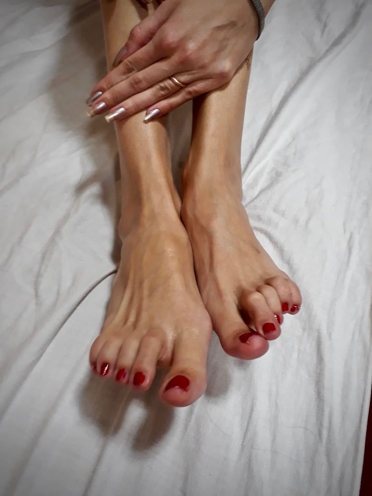 Maja amateur wife 's feet