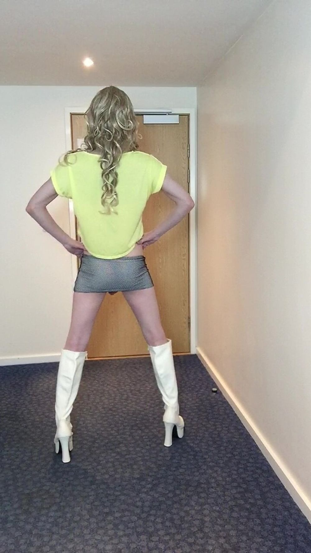 Sissy Poses In Sparkly Skirt #3