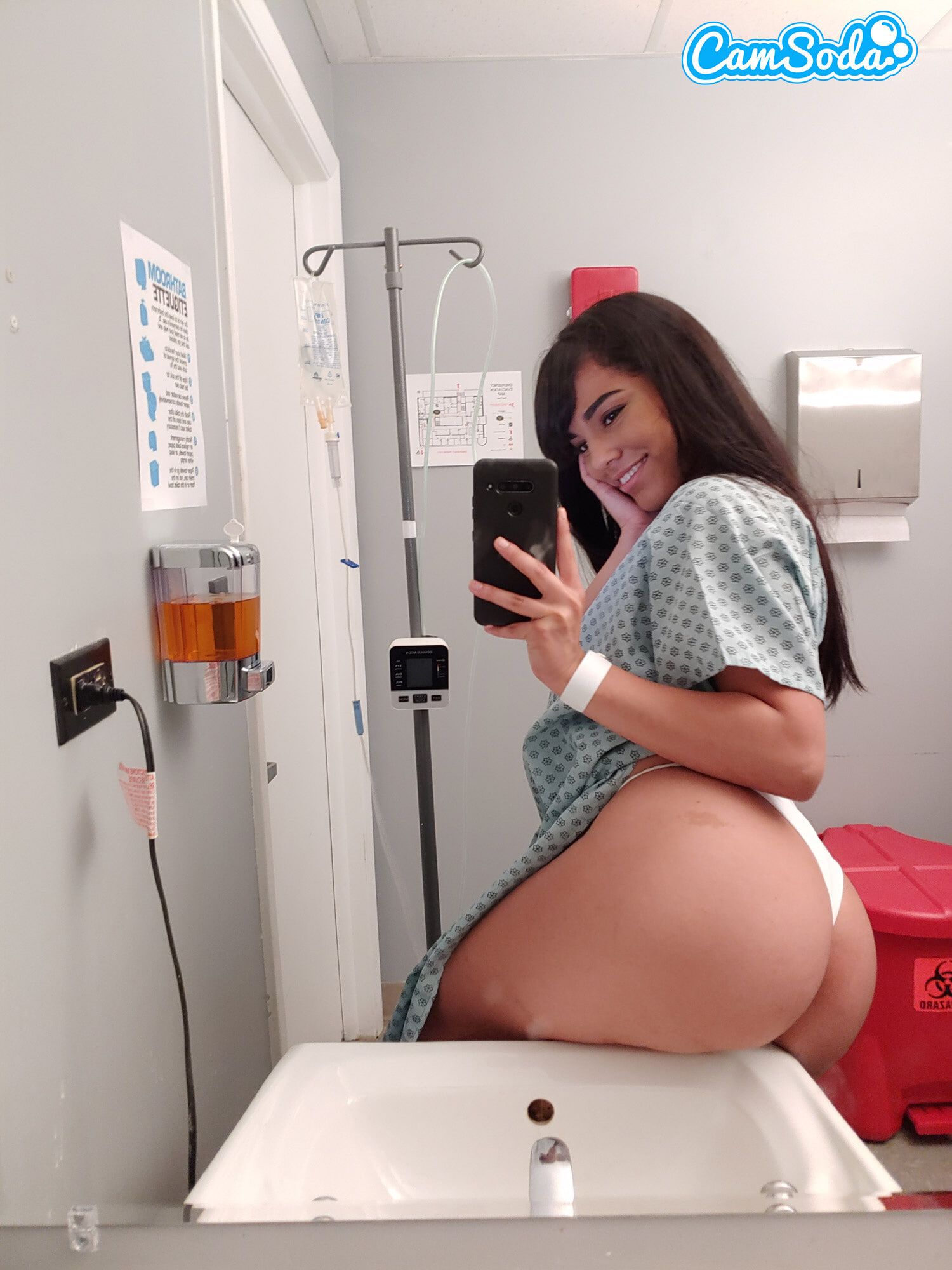 Big bootied latina teen gets horny in the ER #38